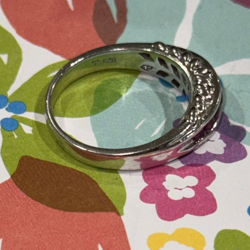 Silver Ruby Ring - image 6